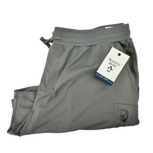 Original Penguin Sport Mens XL Quiet Shade Grey Moisture Wicking Shorts OGKBSEC9